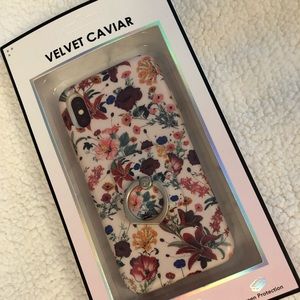 Velvet caviar Vintage Floral case for iPhone X/XS.